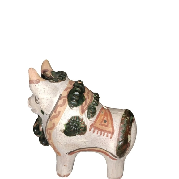 Peru TORITO DE PUCARA Bull.  Handmade Peruvian Folk Art Terracotta Figurine - Picture 5 of 7